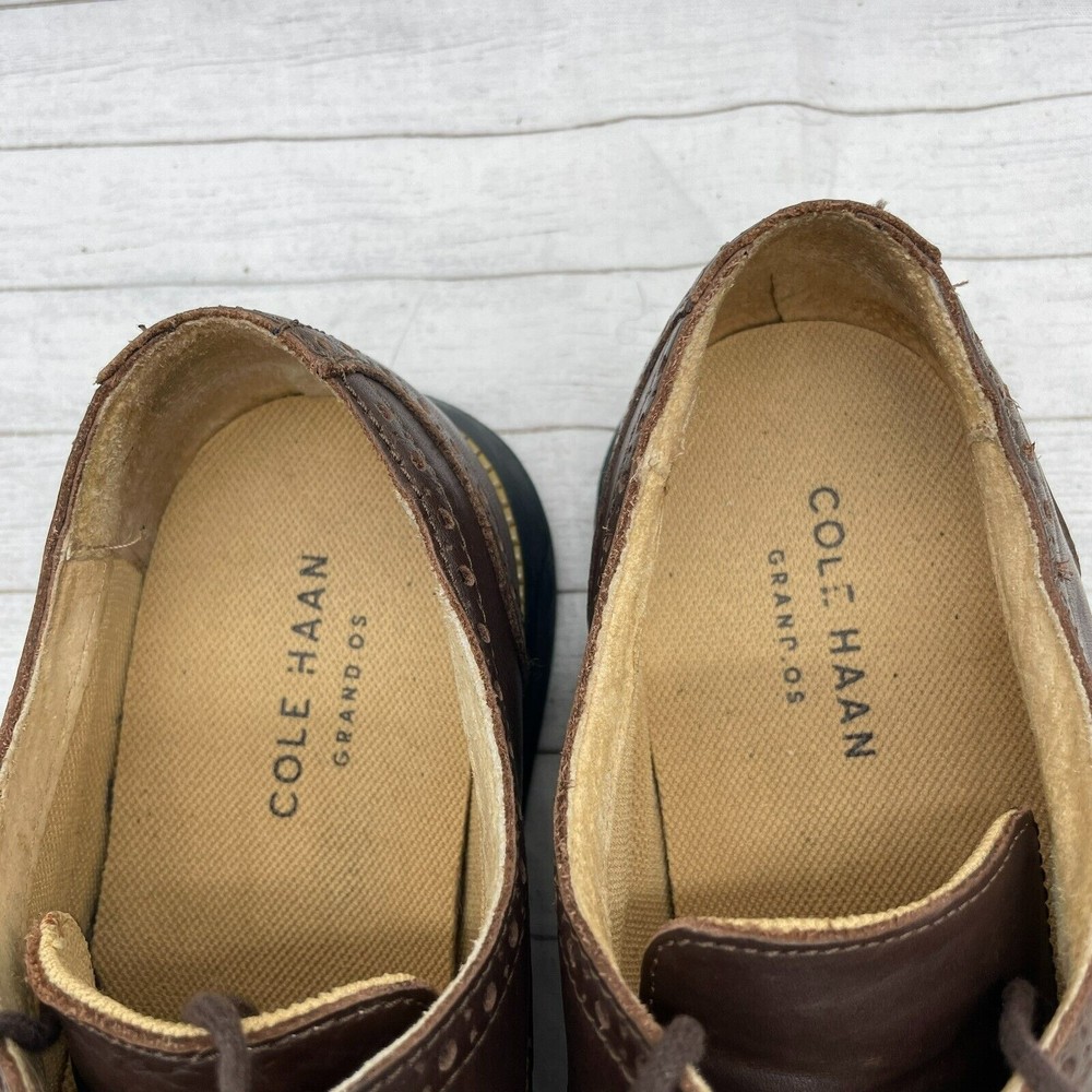Cole Haan Brown Classic Leather Oxfords - Picture 7 of 11